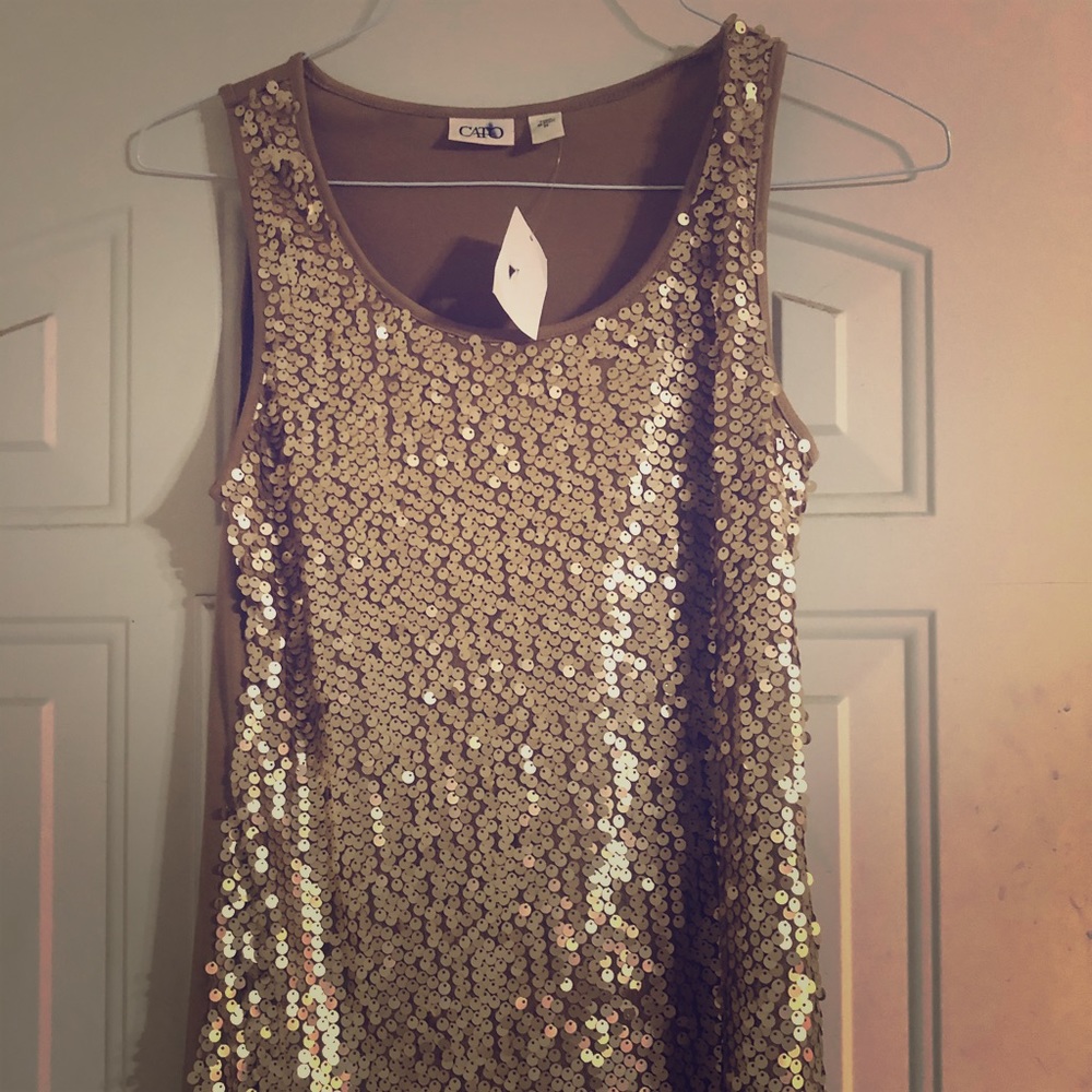 Cato brand sequin tank